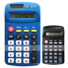 Calculatrice de poche à doigts à double carte portable 8 chiffres (LC569)
